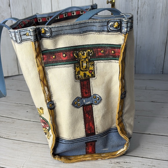 Brighton "In Love We Trust" Canvas Tote Bag - Picture 7 of 12